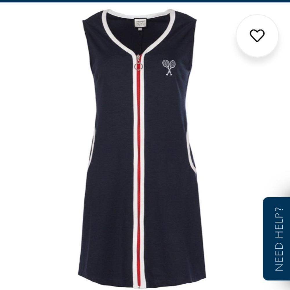 Mademoiselle YeYe 'Ada' 1960s Mod tennis dress